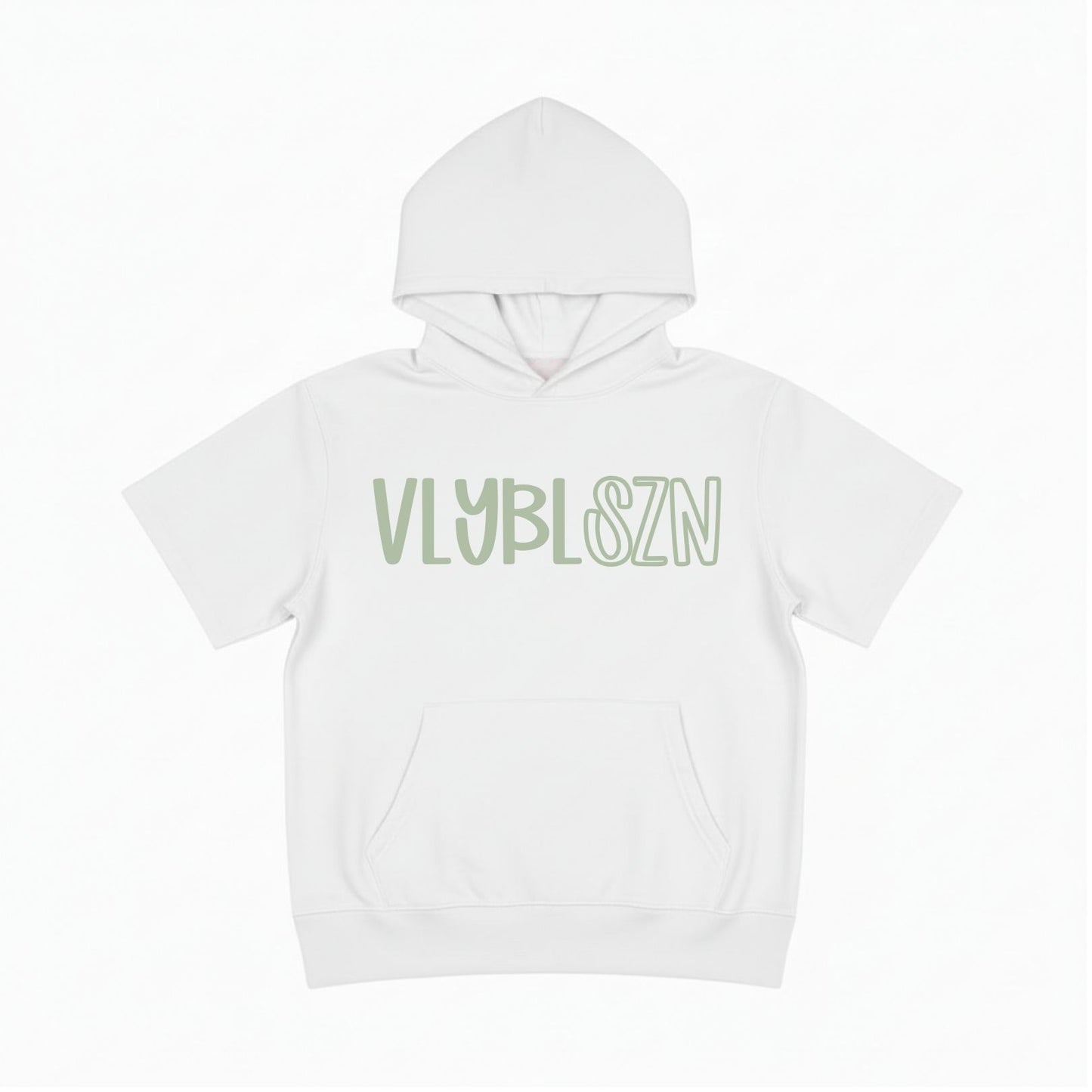 Volleyball Short Sleeve Hoodie