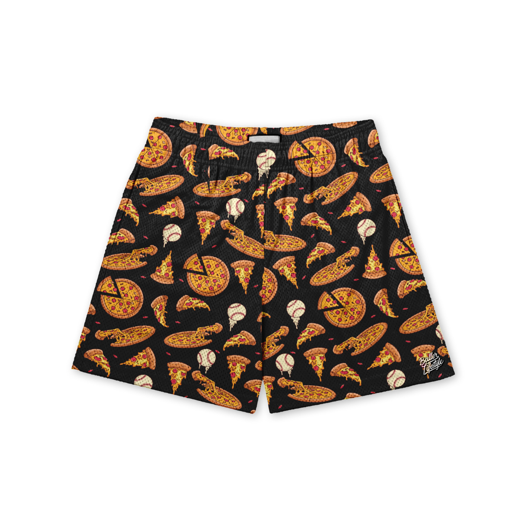 Pizza Baseball Shorts Clearance