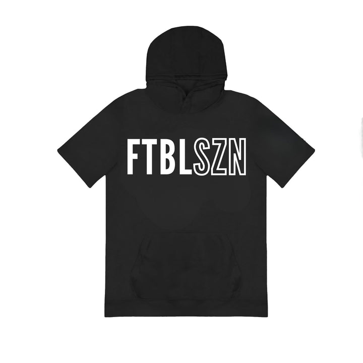 Short Sleeve Football Toddler Hoodie