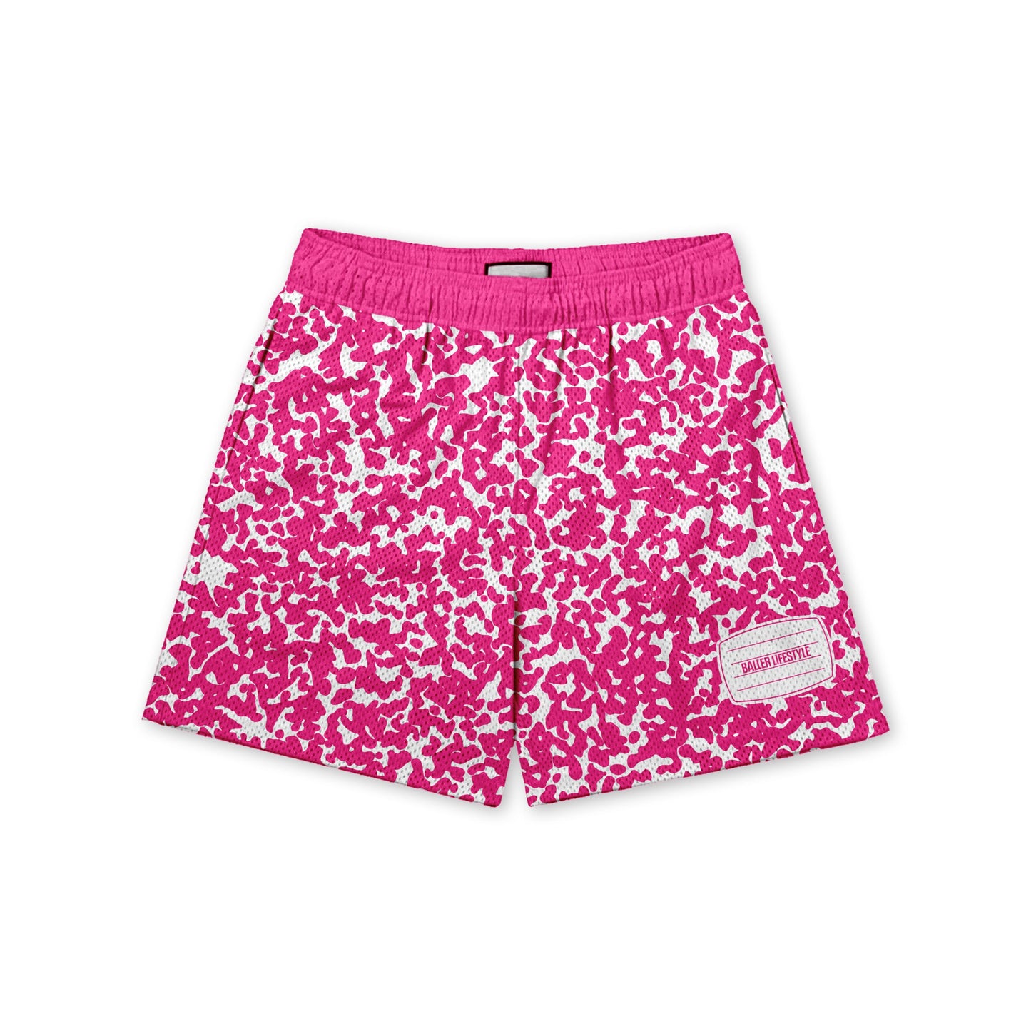 Pink Composition Notebook Baseball Shorts Clearance