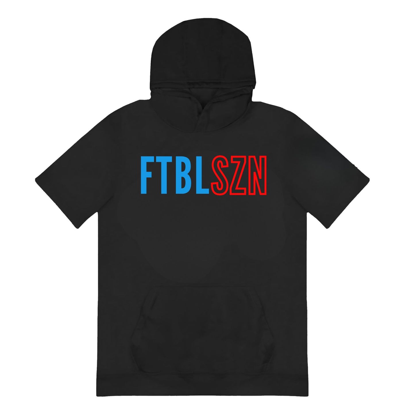Short Sleeve Football Toddler Hoodie