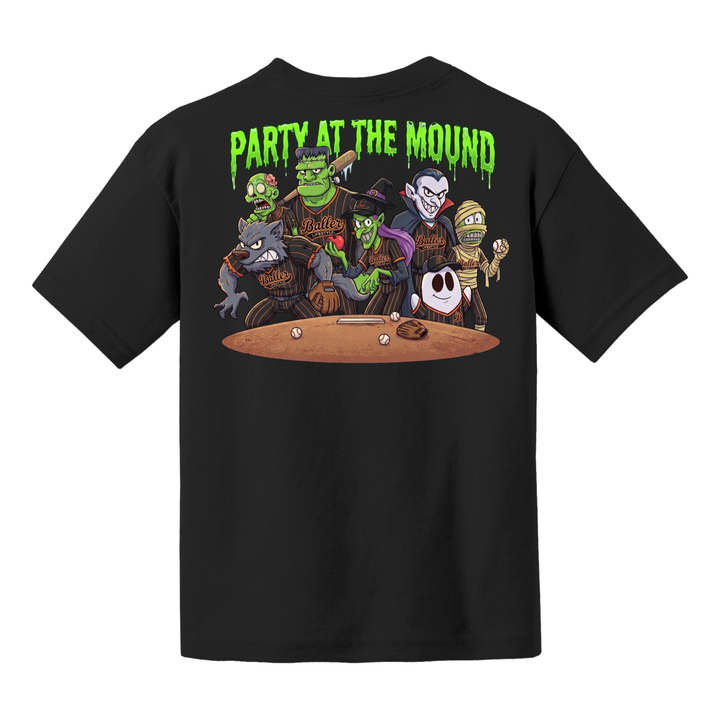 Baseball Halloween Youth Tee