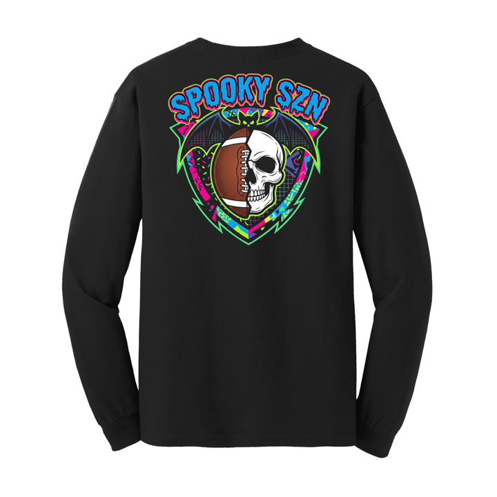 Football Halloween Long Sleeve Youth Tee