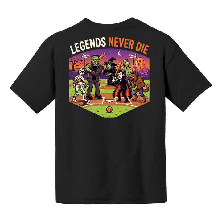 Baseball Halloween Youth Tee