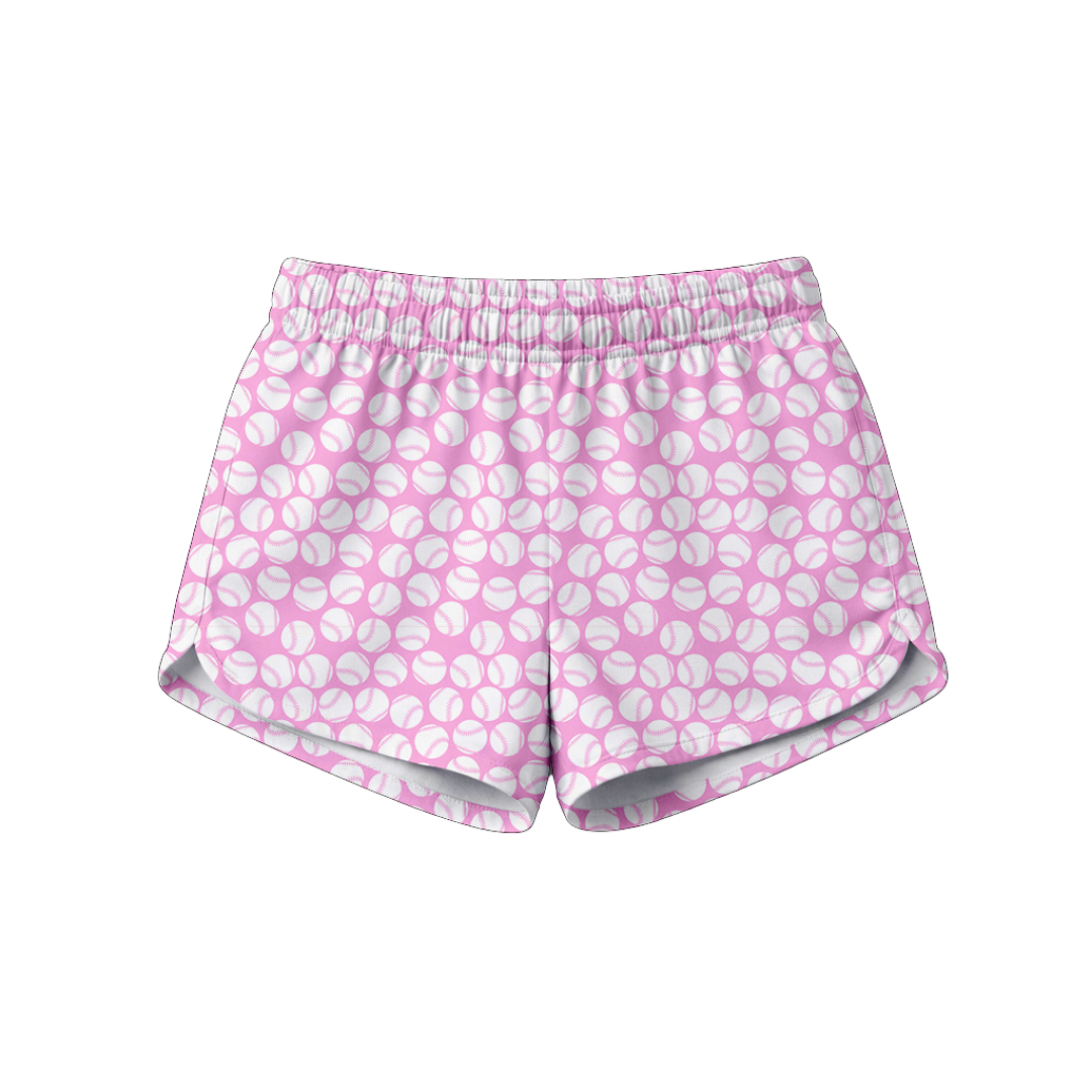 Girls T-ball Toddler Shorts
