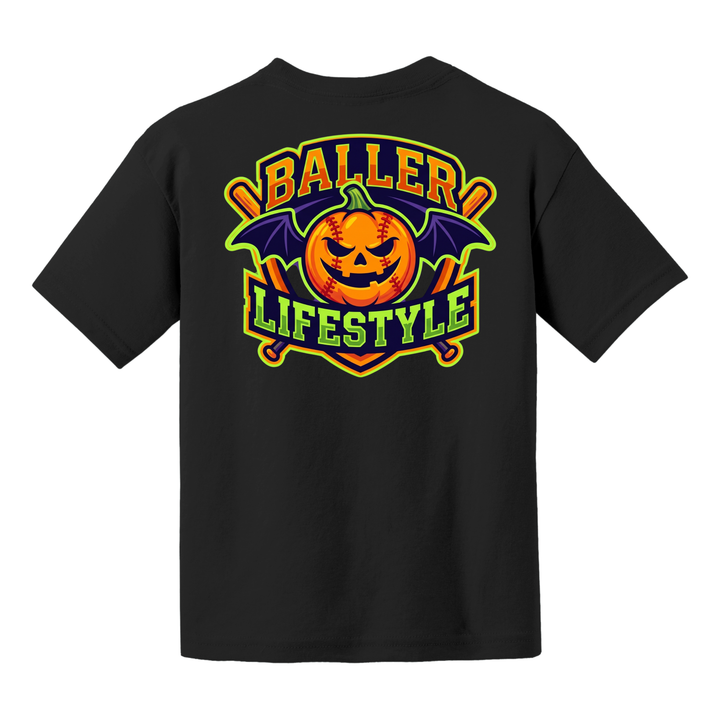 Baseball Halloween Youth Tee
