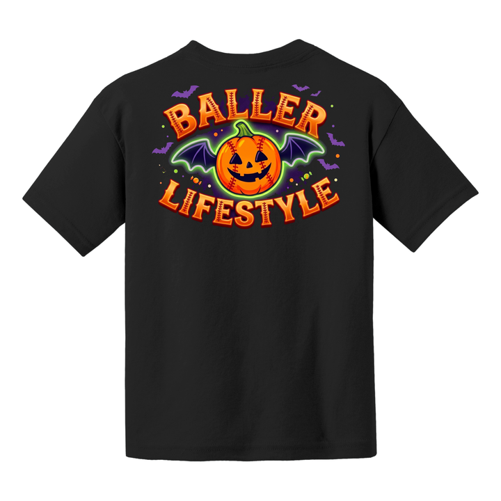 Baseball Halloween Youth Tee