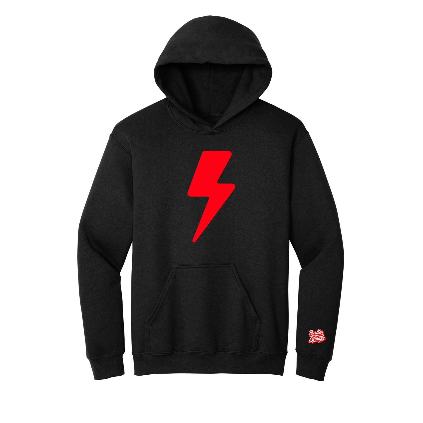Baseball Lightning Bolt Youth Sweatshirt