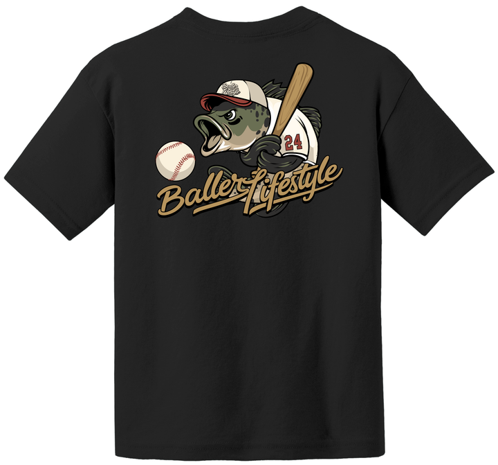 Baller Lifestyle Baseball Youth Tee