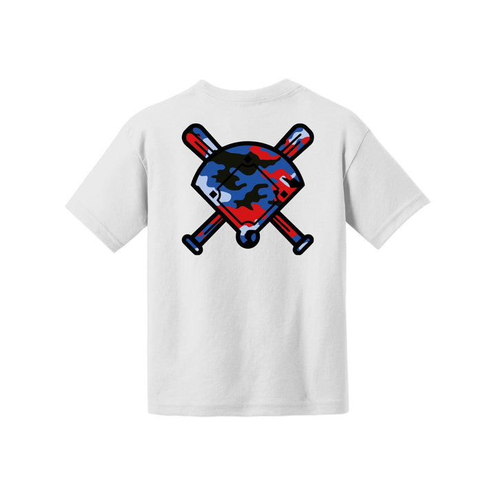 Camo Baseball Youth Tee