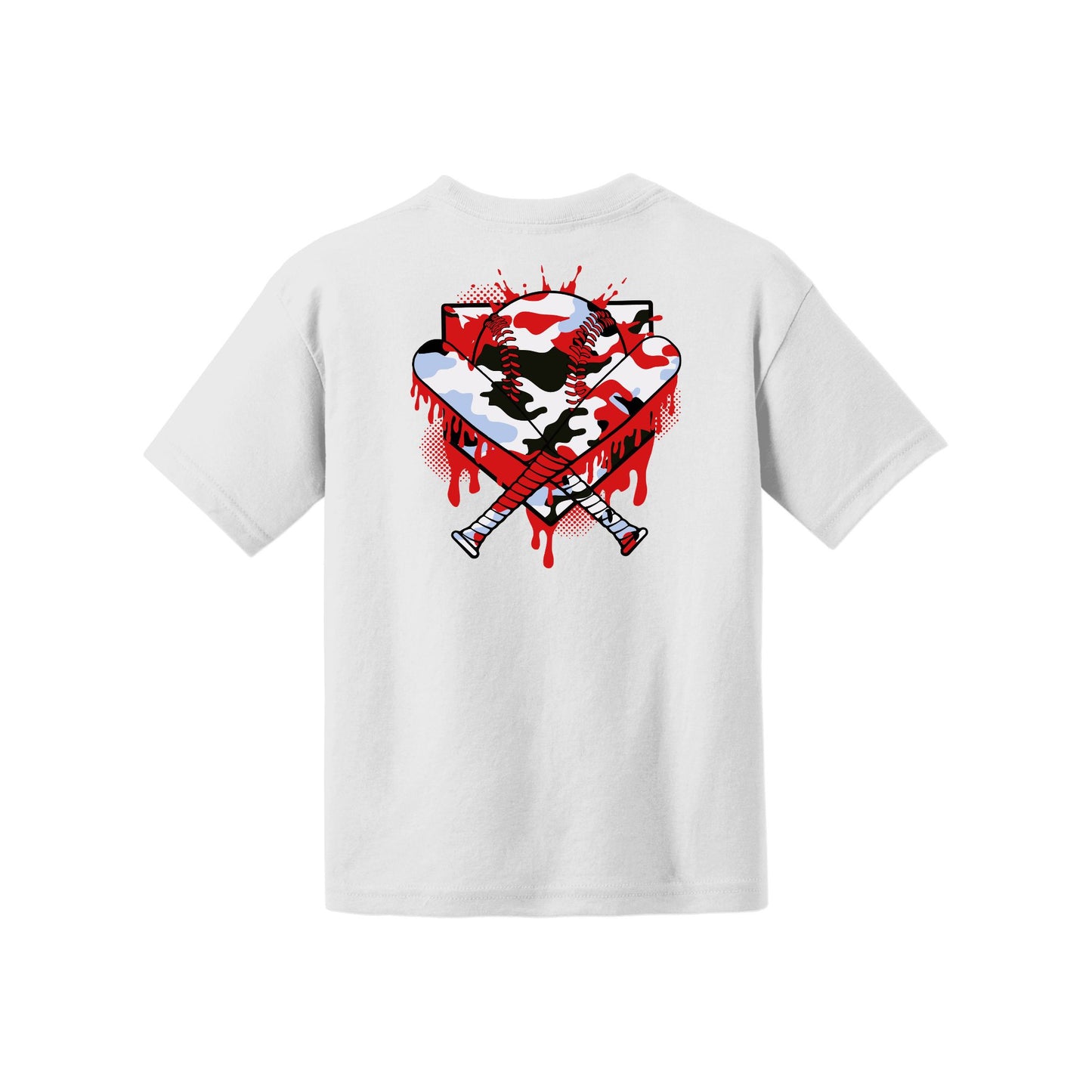 Camo Baseball Youth Tee