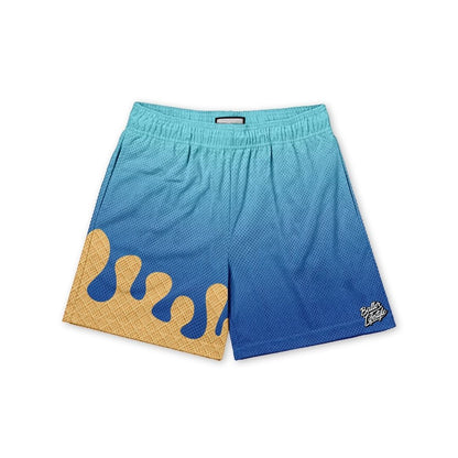 Baseball Ombre Ice Cream Drip Shorts Clearance