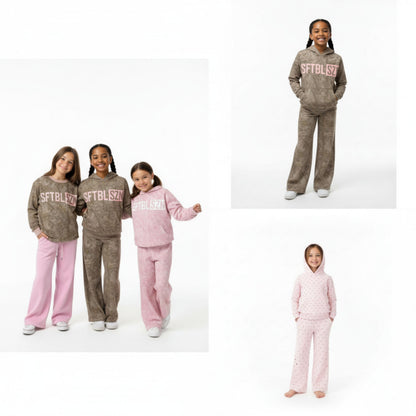 Youth Girls Camo Softball Hoodie