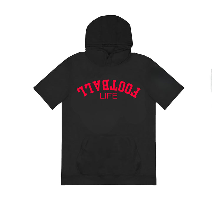 Short Sleeve Football Hoodie