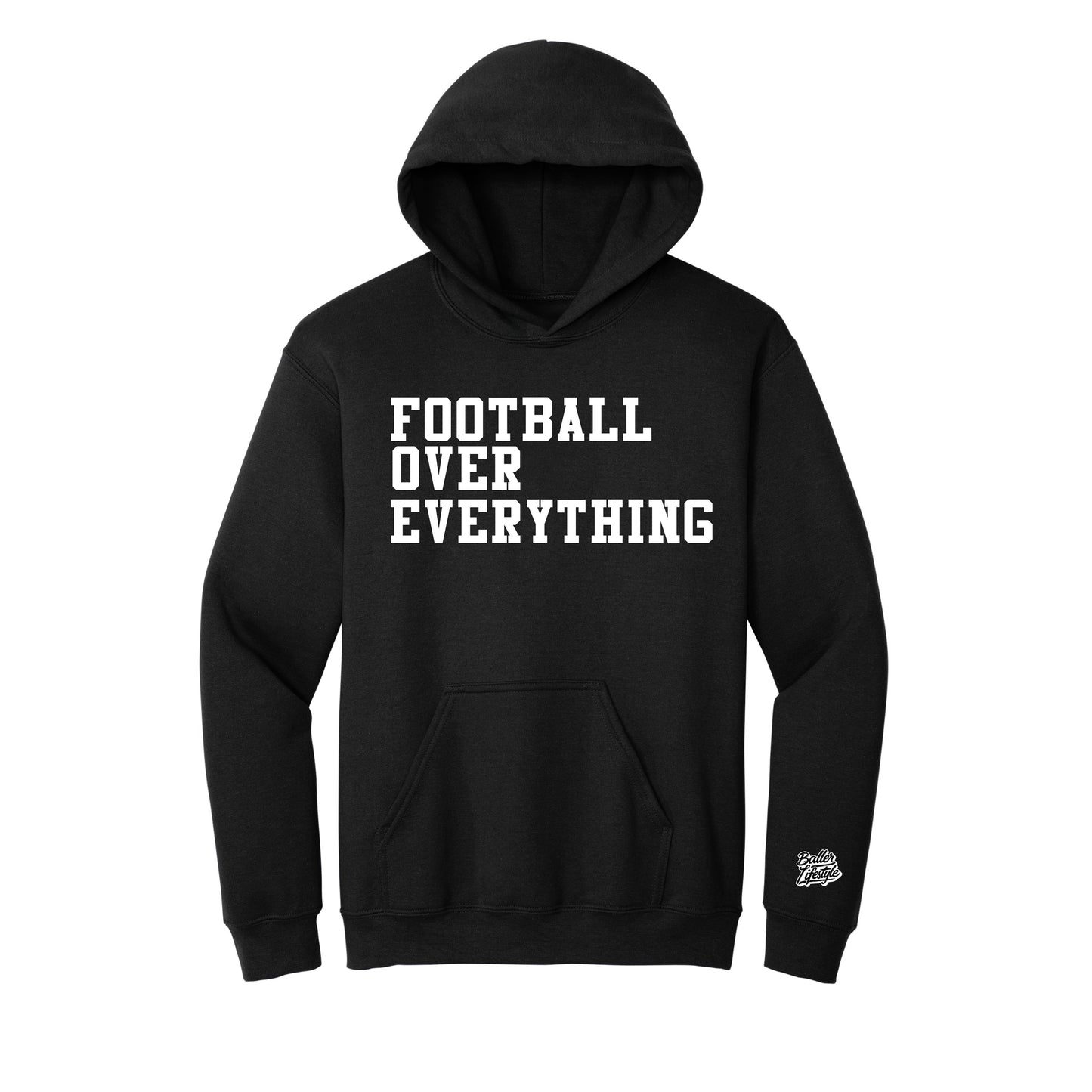 Football over everything Adult Hoodie