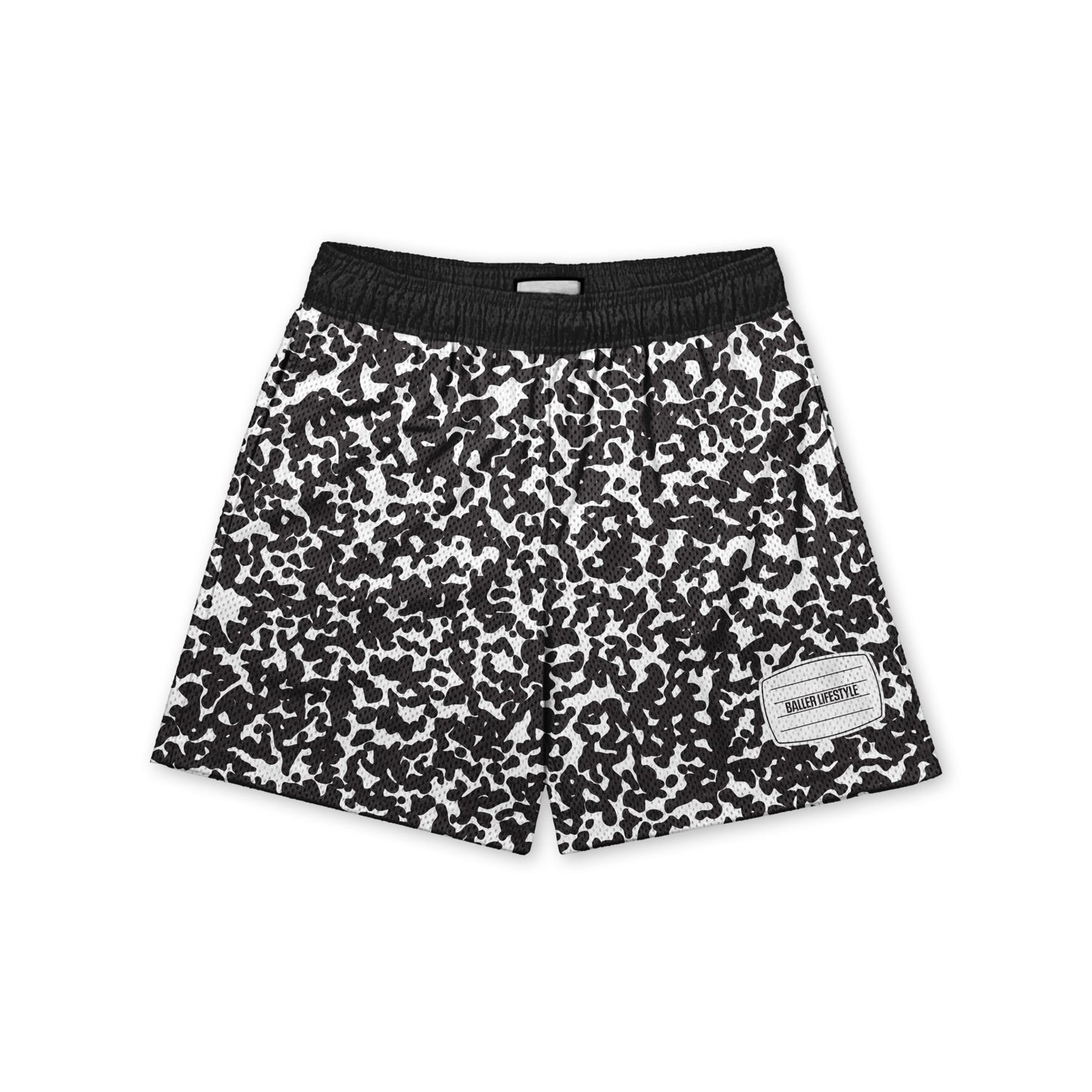 Black Composition Notebook Baseball Shorts Clearance
