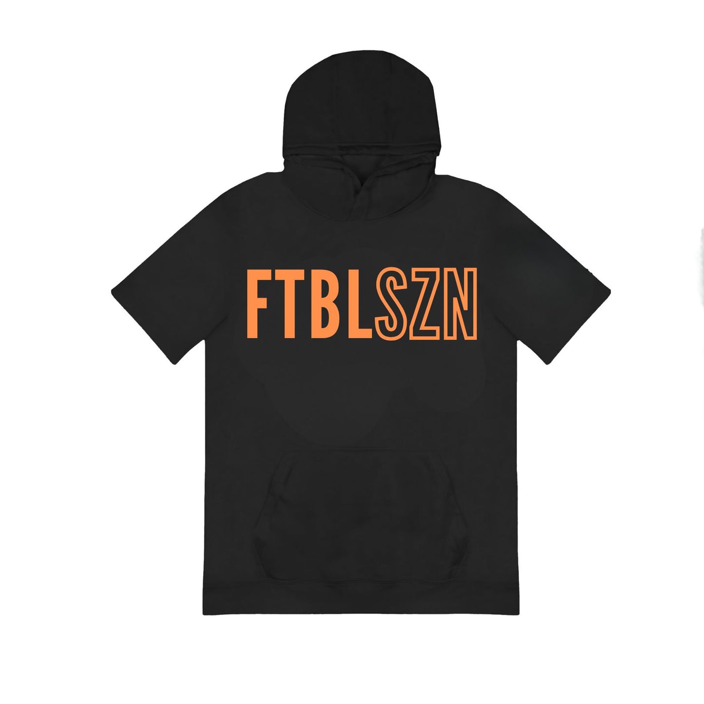 Short Sleeve Football Toddler Hoodie
