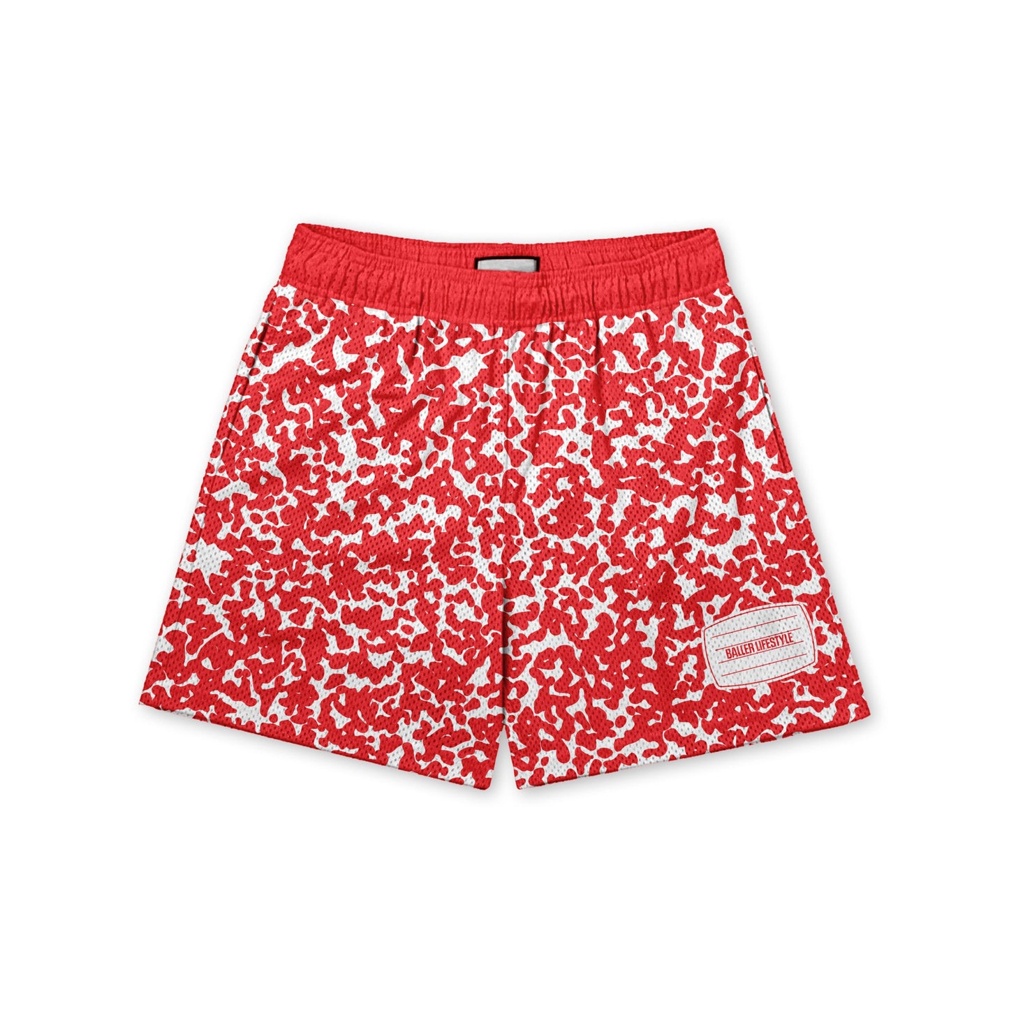 Red Composition Notebook Baseball Shorts Clearance