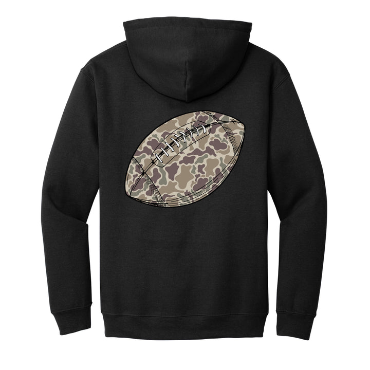 Football camo Adult Hoodie