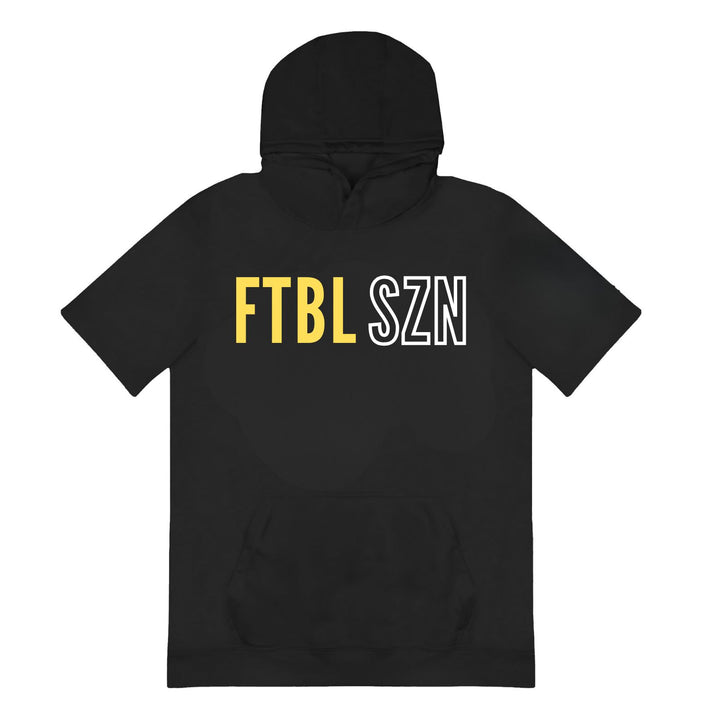 Short Sleeve Football Toddler Hoodie