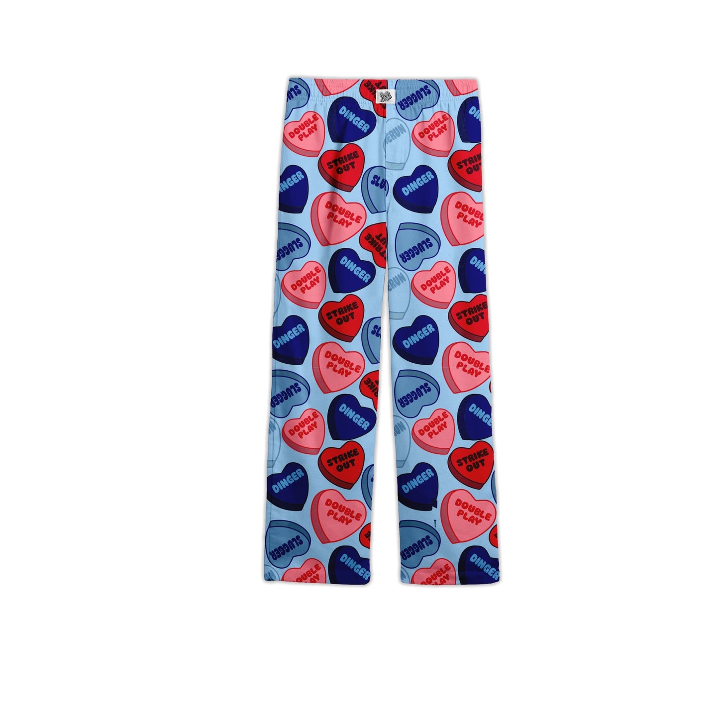 Baller Lifestyle Baseball Valentine's Youth Pajamas