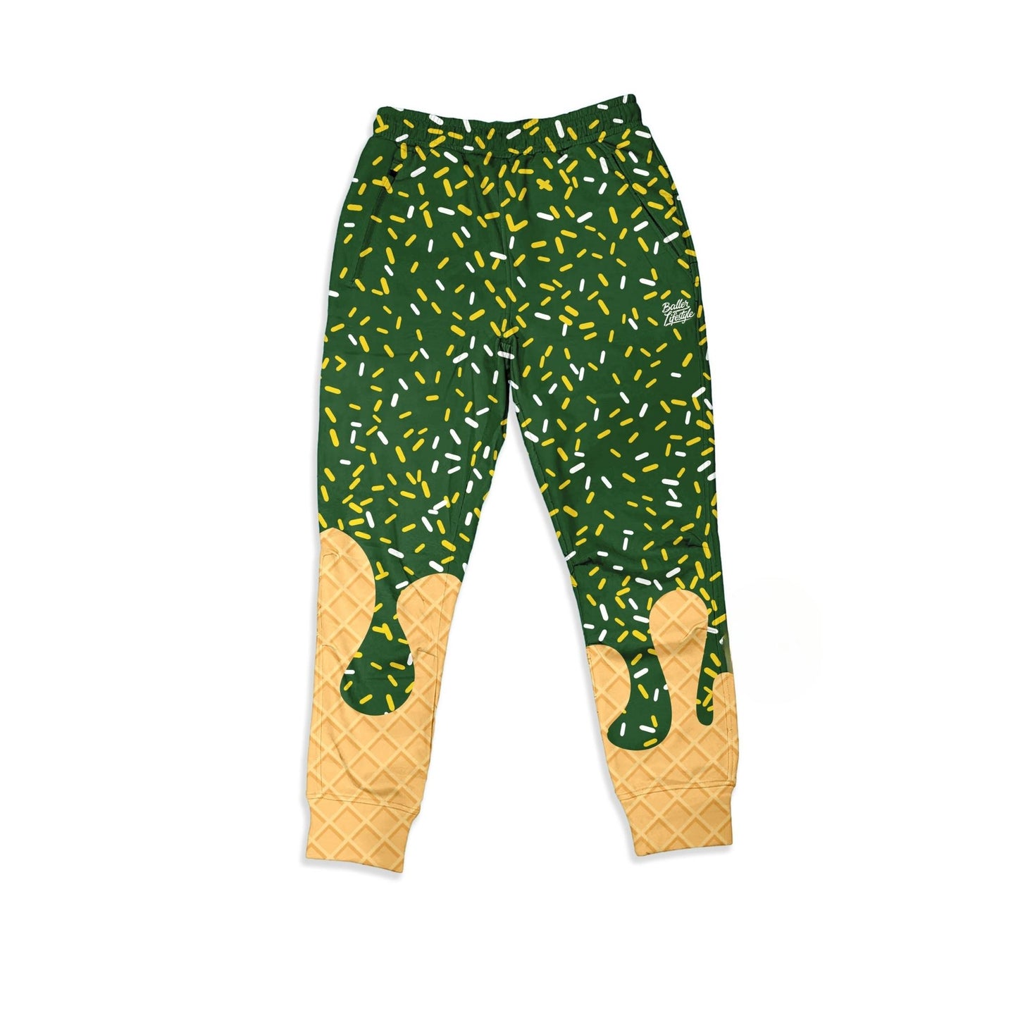 Adult Baseball Ice Cream Drip Joggers