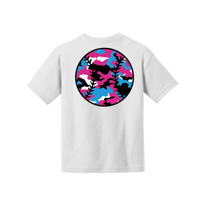 Camo Baseball Youth Tee