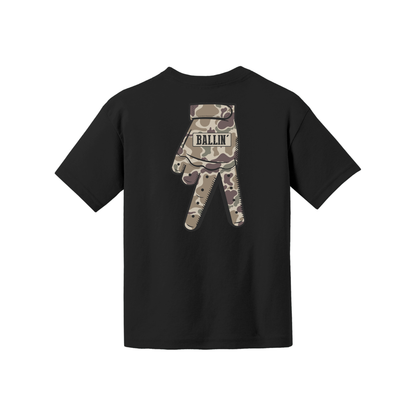 Camo Ballin Toddler Tee