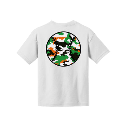 Camo Baseball Youth Tee