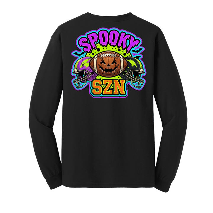 Football Halloween Long Sleeve Youth Tee