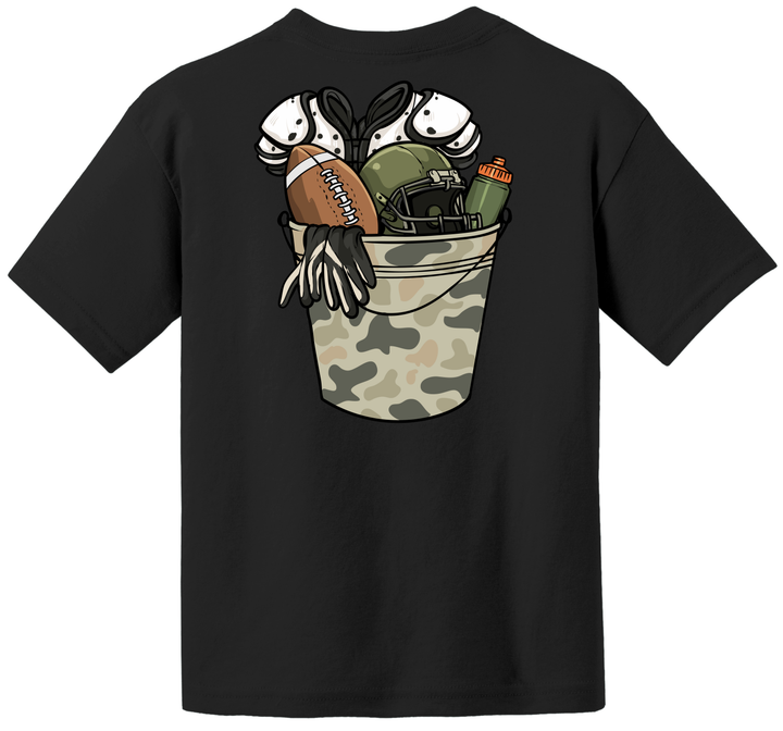 Camo Football Youth Tee