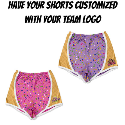 Softball Ice Cream Drip Shorts